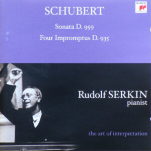 Schubert*, Rudolf Serkin – Piano Sonata D. 959 / Four Impromptus D. 935 (CD, Comp) (Mint (M))