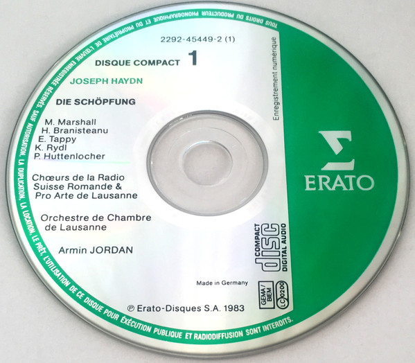 Haydn*, Armin Jordan - Die Schöpfung=La Creation (2xCD, Album, RM) (Mint (M)) - Image 3