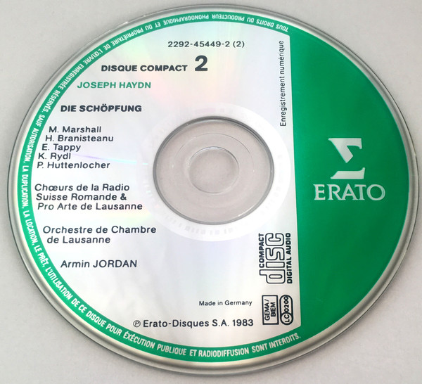 Haydn*, Armin Jordan - Die Schöpfung=La Creation (2xCD, Album, RM) (Mint (M)) - Image 4