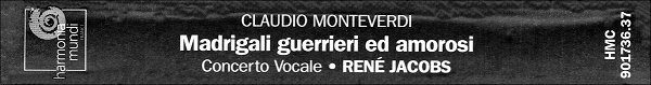 Monteverdi* - Concerto Vocale • René Jacobs - Madrigali Guerrieri Ed Amorosi (2xCD, Album + Box) (Mint (M)) - Image 2