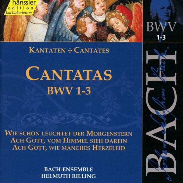 Johann Sebastian Bach / Bach-Ensemble, Helmuth Rilling - Cantatas - BWV 1-3 (CD, Album, RE) (Mint (M))