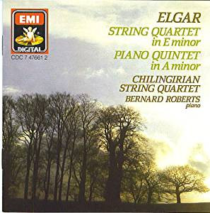 Sir Edward Elgar – Chilingirian String Quartet, Bernard Roberts – String Quartet In E Minor • Piano Quintet In A Minor (CD) (Mint (M))