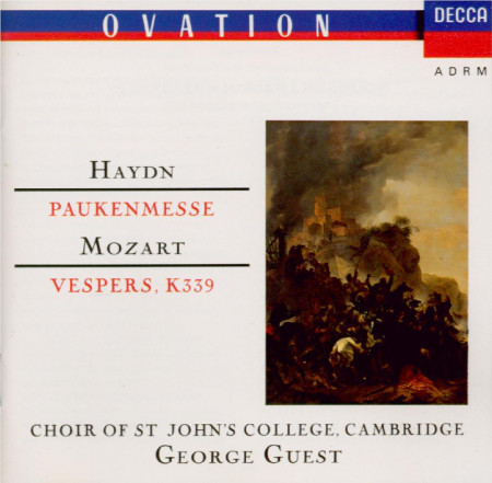 Joseph Haydn, Wolfgang Amadeus Mozart, St. John’s College Choir, George Guest (2) – Paukenmesse / Vespers, K339 (CD) (Mint (M)) Joseph Haydn, Wolfgang Amadeus Mozart, St. John’s College Choir, George Guest (2) – Paukenmesse / Vespers, K339 (CD) (Mint (M))