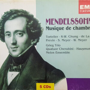 Felix Mendelssohn-Bartholdy, Paul Tortelier, Kyung-Wha Chung, Maria De La Pau Tortelier, André Previn, Sabine Meyer, Wolfgang Meyer (3), Grieg Trio, Cherubini-Quartett, Hausmusik (2), Melos Ensemble Of London – Musique De Chambre (5xCD) (Mint (M)) Felix Mendelssohn-Bartholdy, Paul Tortelier, Kyung-Wha Chung, Maria De La Pau Tortelier, André Previn, Sabine Meyer, Wolfgang Meyer (3), Grieg Trio, Cherubini-Quartett, Hausmusik (2), Melos Ensemble Of London – Musique De Chambre (5xCD) (Mint (M))