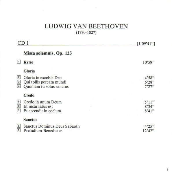 Ludwig van Beethoven - Anna Tomowa-Sintow, Patricia Payne, Robert Tear, Robert Lloyd (4), Christiane Eda-Pierre, Kurt Moll, London Symphony Chorus Et London Symphony Orchestra, Sir Colin Davis-4