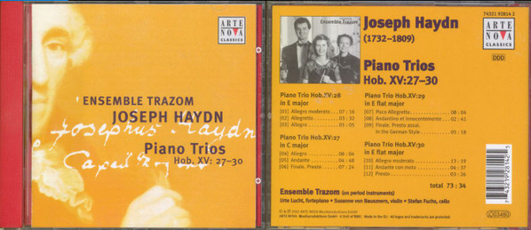 Joseph Haydn, Ensemble Trazom – Piano Trios (CD) (Mint (M)) Joseph Haydn, Ensemble Trazom – Piano Trios (CD) (Mint (M))