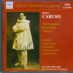 Enrico Caruso – The Complete Recordings Volume 3 (CD) (Mint (M)) Enrico Caruso – The Complete Recordings Volume 3 (CD) (Mint (M))