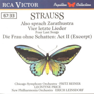 Richard Strauss, Leontyne Price, New Philharmonia Orchestra, Erich Leinsdorf, Chicago Symphony Orchestra, Fritz Reiner – Also Sprach Zarathustra / Vier Letzte Lieder / Die Frau Ohne Schatten: Act II (Excerpt) (CD) (Mint (M))