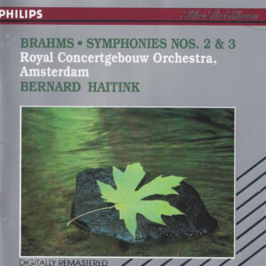 Johannes Brahms, Concertgebouworkest, Bernard Haitink – Symphonies Nos. 2 & 3 (CD) (Mint (M))