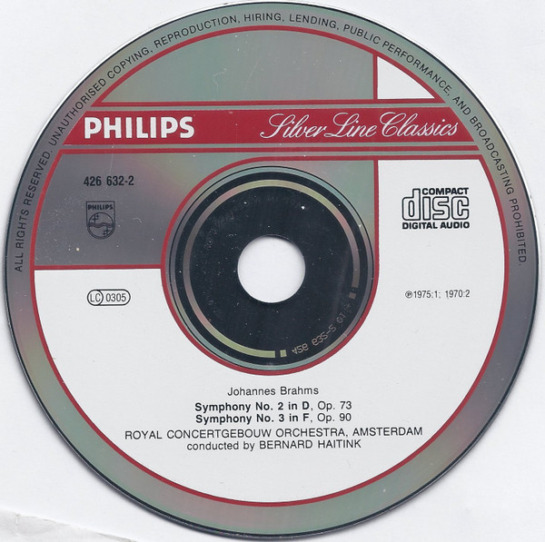 Johannes Brahms, Concertgebouworkest, Bernard Haitink-2