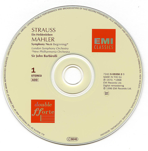 Gustav Mahler / Richard Strauss - New Philharmonia Orchestra, London Symphony Orchestra - Sir John Barbirolli-2