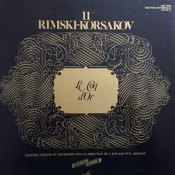 Nikolai Rimsky-Korsakov – Алексей Ковалёв et Евгений Акулов – Le Coq D’Or (3xLP) (Near Mint (NM or M-)) Nikolai Rimsky-Korsakov – Алексей Ковалёв et Евгений Акулов – Le Coq D’Or (3xLP) (Near Mint (NM or M-))