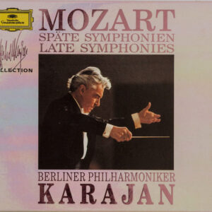 Wolfgang Amadeus Mozart – Berliner Philharmoniker, Herbert von Karajan – Late Symphonies (3xCD) (Very Good Plus (VG+))