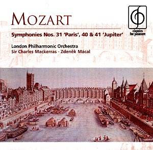 Wolfgang Amadeus Mozart, London Philharmonic Orchestra, Sir Charles Mackerras, Zdeněk Mácal – Symphonies Nos. 31 ‘Paris’, 40 & 41 ‘Jupiter’ (CD) (Mint (M)) Wolfgang Amadeus Mozart, London Philharmonic Orchestra, Sir Charles Mackerras, Zdeněk Mácal – Symphonies Nos. 31 ‘Paris’, 40 & 41 ‘Jupiter’ (CD) (Mint (M))