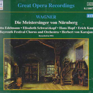Richard Wagner : Otto Edelmann · Elisabeth Schwarzkopf · Hans Hopf · Erich Kunz · Chor der Bayreuther Festspiele And Orchester der Bayreuther Festspiele · Herbert Von Karajan – Die Meistersinger Von Nürnberg (4xCD) (Near Mint (NM or M-)) Richard Wagner : Otto Edelmann · Elisabeth Schwarzkopf · Hans Hopf · Erich Kunz · Chor der Bayreuther Festspiele And Orchester der Bayreuther Festspiele · Herbert Von Karajan – Die Meistersinger Von Nürnberg (4xCD) (Near Mint (NM or M-))