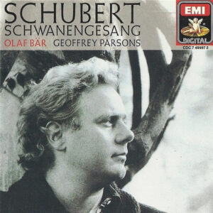 Franz Schubert – Olaf Bär, Geoffrey Parsons (2) – Schwanengesang (CD) (Mint (M)) Franz Schubert – Olaf Bär, Geoffrey Parsons (2) – Schwanengesang (CD) (Mint (M))