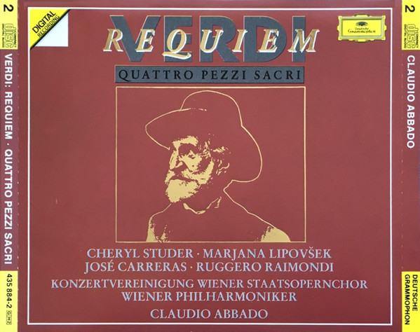 Giuseppe Verdi - Cheryl Studer · Marjana Lipovšek · José Carreras · Ruggero Raimondi · Konzertvereinigung Wiener Staatsopernchor · Wiener Philharmoniker · Claudio Abbado-1
