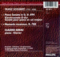 Claudio Arrau, Franz Schubert-1