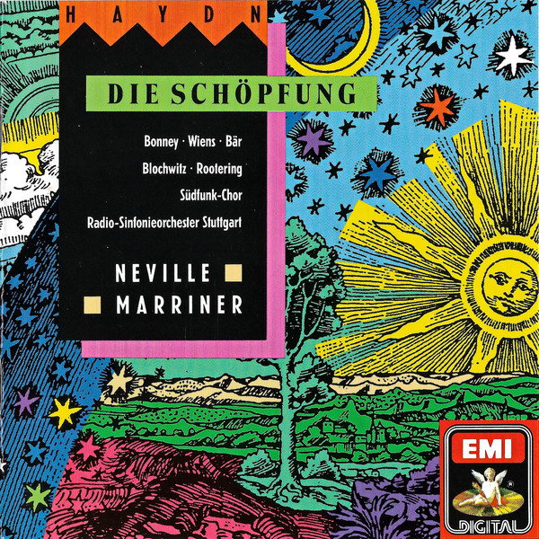 Joseph Haydn, Barbara Bonney, Edith Wiens, Olaf Bär, Hans Peter Blochwitz, Jan-Hendrik Rootering, Südfunk-Chor Stuttgart, Radio-Sinfonieorchester Stuttgart, Sir Neville Marriner – Die Schöpfung (2xCD) (Mint (M)) Joseph Haydn, Barbara Bonney, Edith Wiens, Olaf Bär, Hans Peter Blochwitz, Jan-Hendrik Rootering, Südfunk-Chor Stuttgart, Radio-Sinfonieorchester Stuttgart, Sir Neville Marriner – Die Schöpfung (2xCD) (Mint (M))