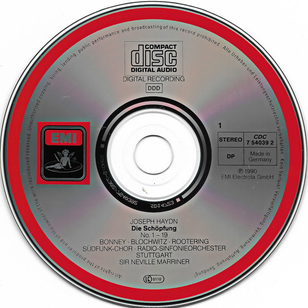 Joseph Haydn, Barbara Bonney, Edith Wiens, Olaf Bär, Hans Peter Blochwitz, Jan-Hendrik Rootering, Südfunk-Chor Stuttgart, Radio-Sinfonieorchester Stuttgart, Sir Neville Marriner-4