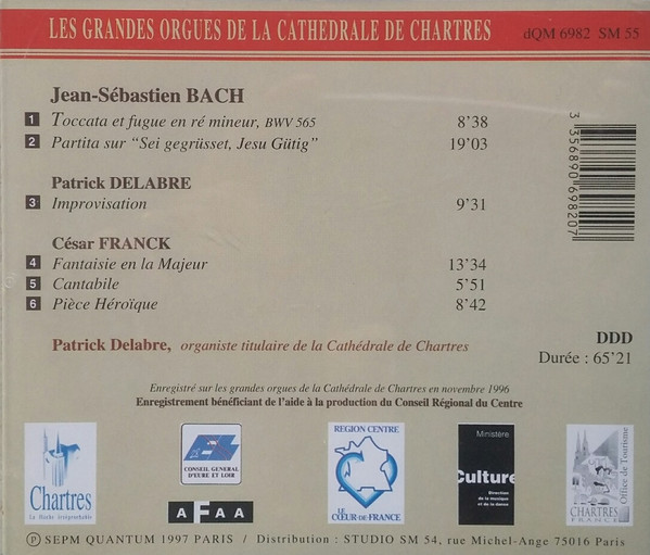 Johann Sebastian Bach - César Franck, Patrick Delabre-1