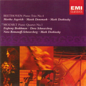 Ludwig van Beethoven, Wolfgang Amadeus Mozart – Martha Argerich, Various – Piano Trio No. 4 / Piano Quartet No. 1 (CD) (Mint (M)) Ludwig van Beethoven, Wolfgang Amadeus Mozart – Martha Argerich, Various – Piano Trio No. 4 / Piano Quartet No. 1 (CD) (Mint (M))