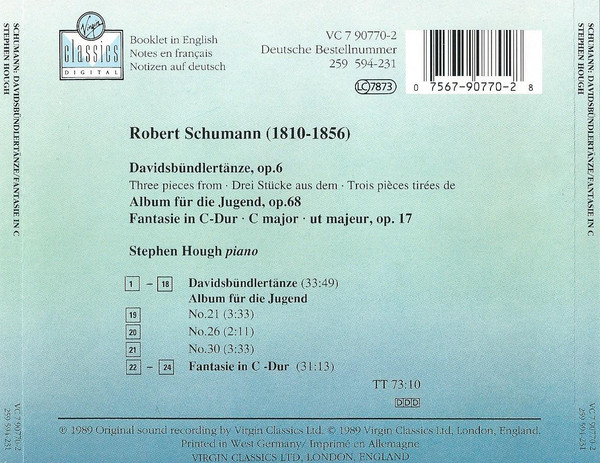 Stephen Hough - Robert Schumann-1