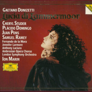 Gaetano Donizetti – Cheryl Studer, Placido Domingo, Juan Pons, Samuel Ramey, Fernando de la Mora, Jennifer Larmore, Anthony Laciura, The Ambrosian Opera Chorus, London Symphony Orchestra, Ion Marin – Lucia Di Lammermoor (2xCD) (Mint (M)) Gaetano Donizetti – Cheryl Studer, Placido Domingo, Juan Pons, Samuel Ramey, Fernando de la Mora, Jennifer Larmore, Anthony Laciura, The Ambrosian Opera Chorus, London Symphony Orchestra, Ion Marin – Lucia Di Lammermoor (2xCD) (Mint (M))