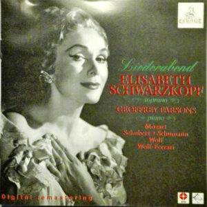 Elisabeth Schwarzkopf, Geoffrey Parsons (2) – Liederabend (CD) (Mint (M)) Elisabeth Schwarzkopf, Geoffrey Parsons (2) – Liederabend (CD) (Mint (M))
