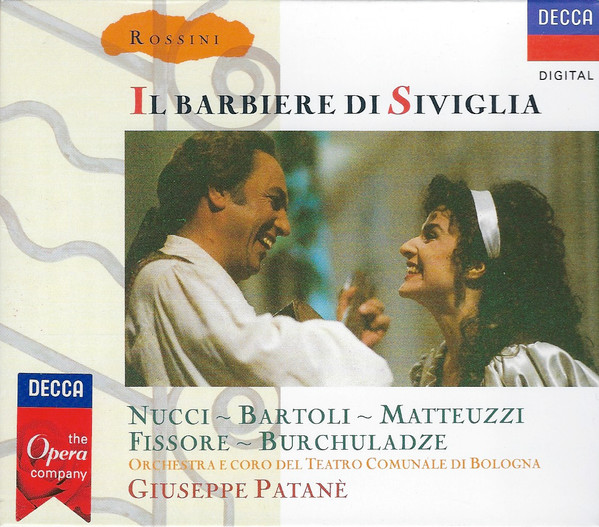 Gioacchino Rossini – Leo Nucci ~ Cecilia Bartoli ~ William Matteuzzi ~ Enrico Fissore ~ Paata Burchuladze ~ Orchestra Del Teatro Comunale Di Bologna E Coro del Teatro Comunale di Bologna ~ Giuseppe Patanè – Il Barbiere Di Siviglia (3xCD) (Good Plus (G+)) Gioacchino Rossini – Leo Nucci ~ Cecilia Bartoli ~ William Matteuzzi ~ Enrico Fissore ~ Paata Burchuladze ~ Orchestra Del Teatro Comunale Di Bologna E Coro del Teatro Comunale di Bologna ~ Giuseppe Patanè – Il Barbiere Di Siviglia (3xCD) (Good Plus (G+))
