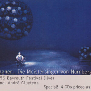 Richard Wagner Cond. André Cluytens – Die Meistersinger Von Nürnberg – 1956 Bayreuth Festival (Live) (4xCD) (Mint (M)) Richard Wagner Cond. André Cluytens – Die Meistersinger Von Nürnberg – 1956 Bayreuth Festival (Live) (4xCD) (Mint (M))