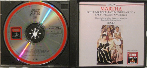 Friedrich von Flotow, Anneliese Rothenberger • Brigitte Fassbaender • Nicolai Gedda • Hermann Prey • Dieter Weller • Hans Georg Knoblich, Chor Der Bayerischen Staatsoper , Bayerisches Staatsorchester, Robert Heger-4