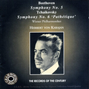 Ludwig van Beethoven / Pyotr Ilyich Tchaikovsky – Wiener Philharmoniker, Herbert von Karajan – Symphony No. 5 / Symphony No. 6 “Pathetique” (CD) (Mint (M))