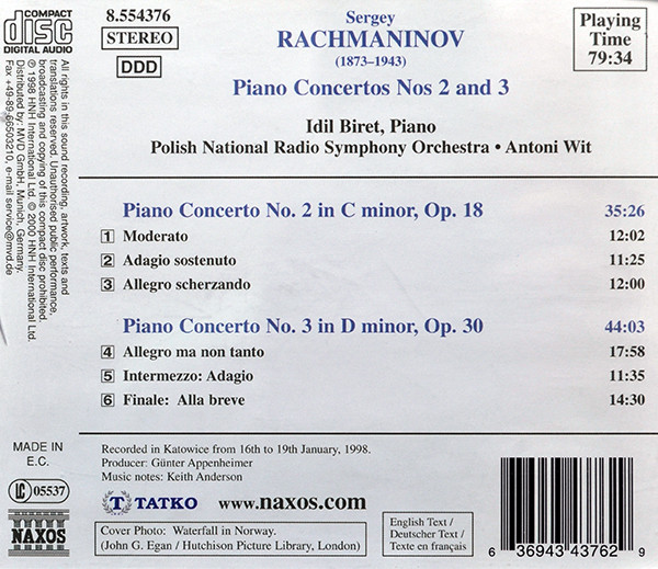 Sergei Rachmaninoff, Idil Biret, Antoni Wit, Wielka Orkiestra Symfoniczna Polskiego Radia W Katowicach-2