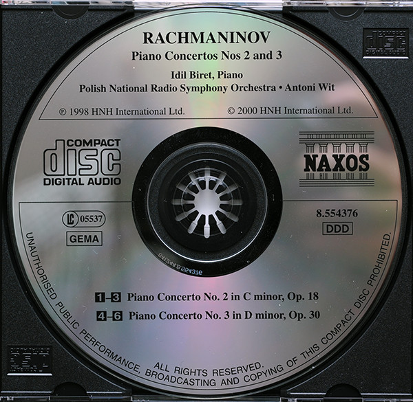 Sergei Rachmaninoff, Idil Biret, Antoni Wit, Wielka Orkiestra Symfoniczna Polskiego Radia W Katowicach-3