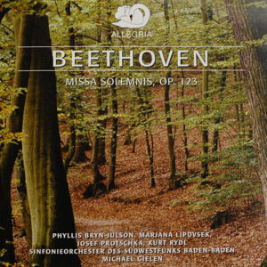 Ludwig Van Beethoven – Phyllis Bryn-Julson, Marjana Lipovšek, Josef Protschka, Kurt Rydl, Sinfonieorchester Des Südwestfunks, Michael Gielen – Missa Solemnis, Op. 123 (CD) (Mint (M))