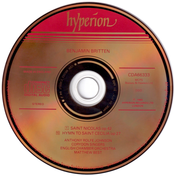 Benjamin Britten - Anthony Rolfe Johnson, Corydon Singers, English Chamber Orchestra, Matthew Best (2)-2