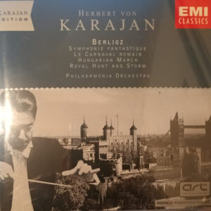 Hector Berlioz, Herbert von Karajan, Philharmonia Orchestra – Symphonie Fantastique – Le Carnaval Romain – Hungarian March – Royal Hunt And Storm (CD) (Mint (M)) Hector Berlioz, Herbert von Karajan, Philharmonia Orchestra – Symphonie Fantastique – Le Carnaval Romain – Hungarian March – Royal Hunt And Storm (CD) (Mint (M))