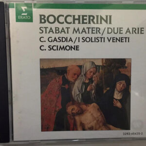 Luigi Boccherini, Cecilia Gasdia, I Solisti Veneti, Claudio Scimone – Stabat Mater / Due Arie (CD) (Mint (M))