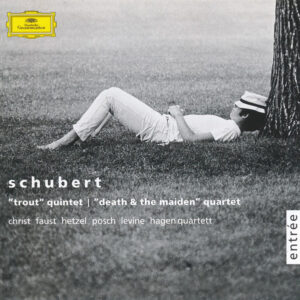 Franz Schubert, Wolfram Christ, Georg Faust, Gerhart Hetzel, Alois Posch, James Levine (2), Hagen Quartett – « Trout » Quintet – « Death & The Maiden » Quartet (CD) (Mint (M)) Franz Schubert, Wolfram Christ, Georg Faust, Gerhart Hetzel, Alois Posch, James Levine (2), Hagen Quartett – « Trout » Quintet – « Death & The Maiden » Quartet (CD) (Mint (M))
