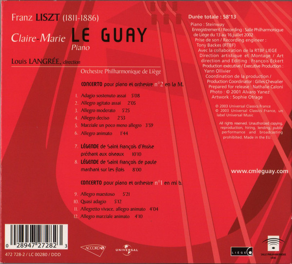 Franz Liszt, Claire-Marie Le Guay-1