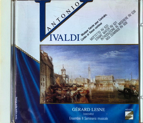 Antonio Vivaldi, Gérard Lesne, Il Seminario Musicale – Mottetto RV 633, Stabat Mater RV 621, Introduzione Al Miserere RV 638, Nisi Dominus RV 608 (CD) (Mint (M)) Antonio Vivaldi, Gérard Lesne, Il Seminario Musicale – Mottetto RV 633, Stabat Mater RV 621, Introduzione Al Miserere RV 638, Nisi Dominus RV 608 (CD) (Mint (M))