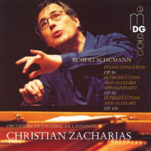 Christian Zacharias, Orchestre De Chambre De Lausanne – Robert Schumann: Piano Concerto Op.54 -Introduction And Allegro Appasionato Op.92 – Introduction And Allegro Op.134 (CD) (Mint (M))
