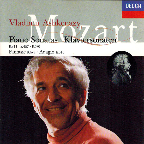Wolfgang Amadeus Mozart, Vladimir Ashkenazy – Piano Sonatas = Klaviersonaten (K311 · K457 · K570) · Fantasie K475 · Adagio K540 (CD) (Mint (M)) Wolfgang Amadeus Mozart, Vladimir Ashkenazy – Piano Sonatas = Klaviersonaten (K311 · K457 · K570) · Fantasie K475 · Adagio K540 (CD) (Mint (M))