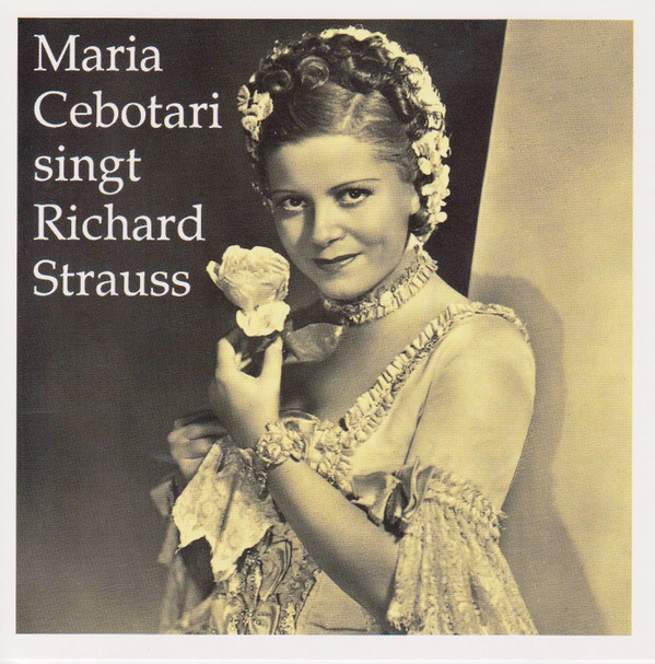 Maria Cebotari – Maria Cebotari Singt Richard Strauss (CD) (Mint (M)) Maria Cebotari – Maria Cebotari Singt Richard Strauss (CD) (Mint (M))