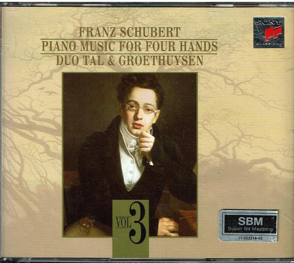 Franz Schubert, Duo Tal & Groethuysen – Piano Music For Four Hands (Vol. 3) (2xCD) (Mint (M)) Franz Schubert, Duo Tal & Groethuysen – Piano Music For Four Hands (Vol. 3) (2xCD) (Mint (M))