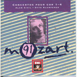 Wolfgang Amadeus Mozart, Alan Civil ・ Otto Klemperer – Concertos Pour Cor 1-4 (CD) (Mint (M)) Wolfgang Amadeus Mozart, Alan Civil ・ Otto Klemperer – Concertos Pour Cor 1-4 (CD) (Mint (M))