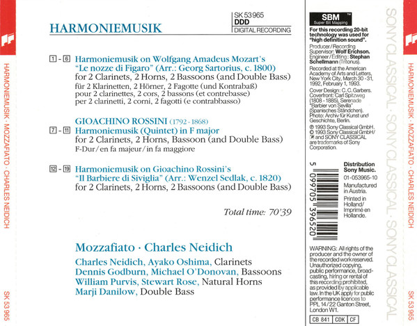 Mozzafiato, Charles Neidich-3