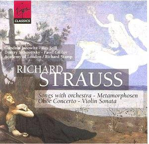 Richard Strauss, Gundula Janowitz, Richard Stamp, Academy Of London – Songs with Orchestra – Metamorphosen – Oboe Concerto In D Major – Sonata For Violin & Piano In E Flat Major (2xCD) (Mint (M))