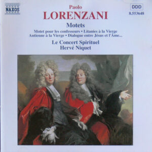 Paolo Lorenzani – Le Concert Spirituel, Hervé Niquet – Motets (CD) (Mint (M))